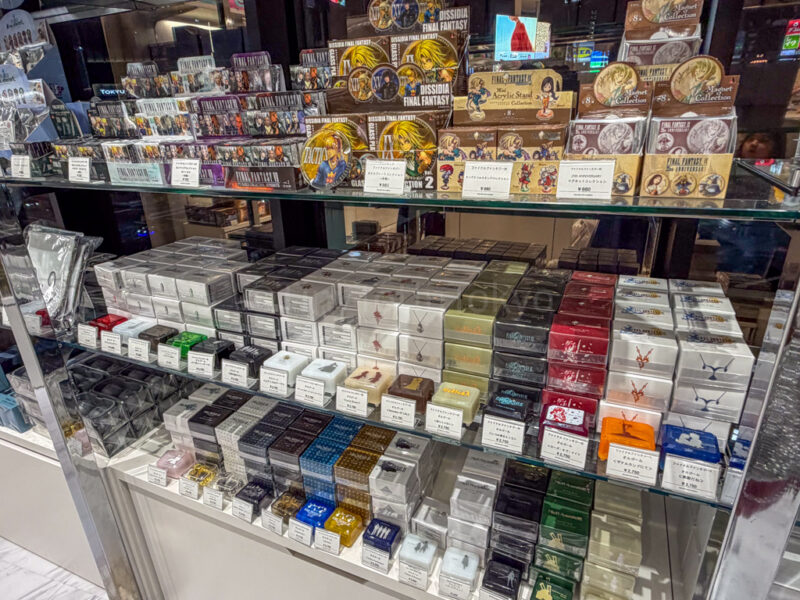 final fantasy music boxes at square enix garden in tokyo