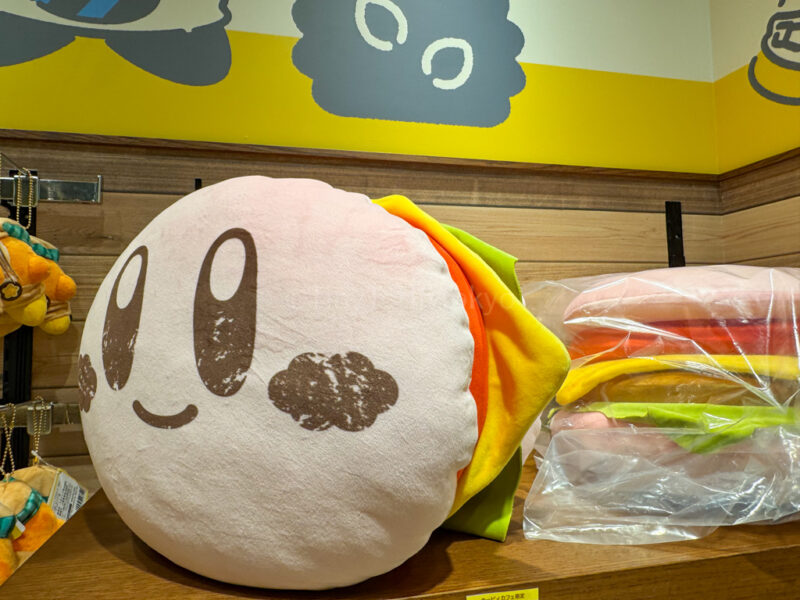 Kirby Plush Burger at Kirby Cafe The STore in Osaka