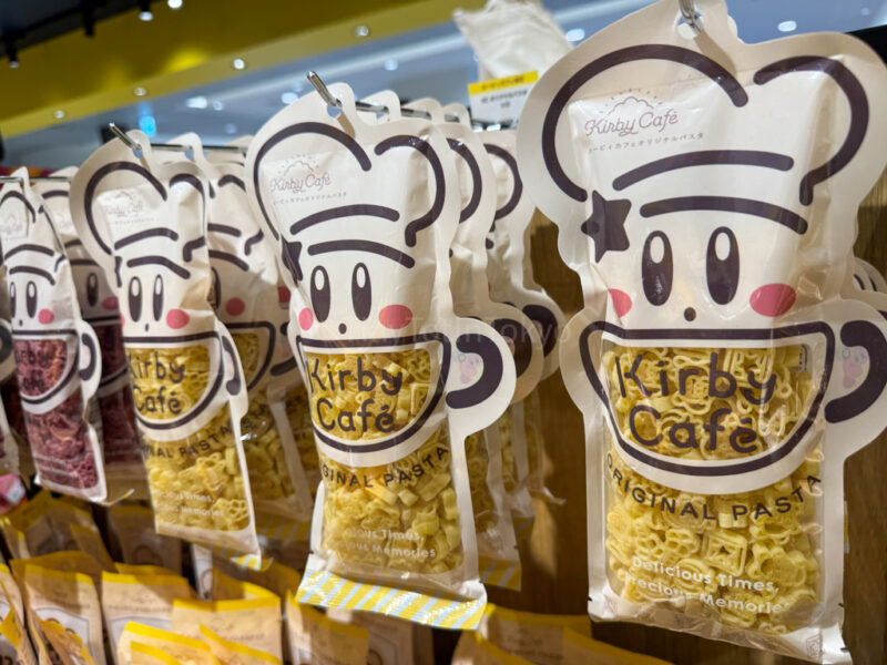 Kirby Cafe the Store pasta snacks
