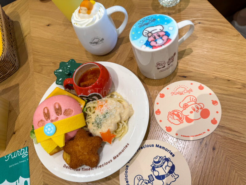 Food and Drinks at the Kirby Cafe