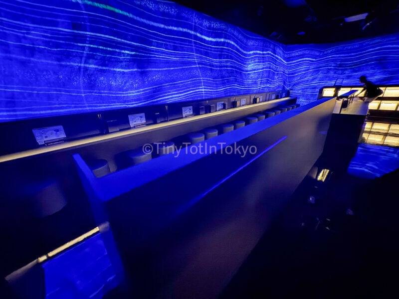 drawing station at teamlab kyoto
