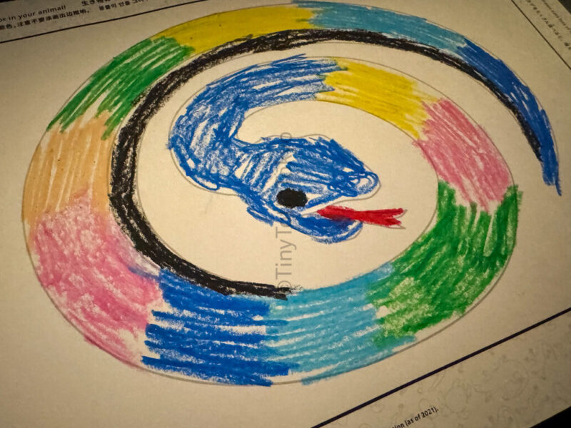 drawing for Graffiti Nature and Beating Earth at teamlab Kyoto