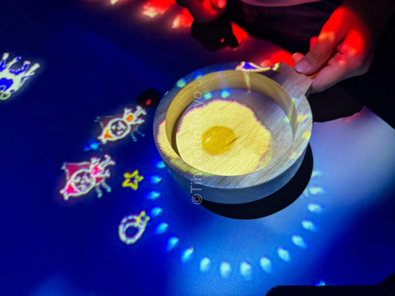 A Table where little people live at teamlab Kyoto