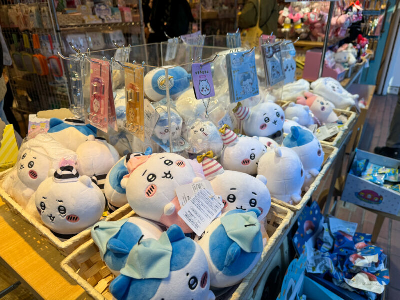 chiikawa goods in harajuku