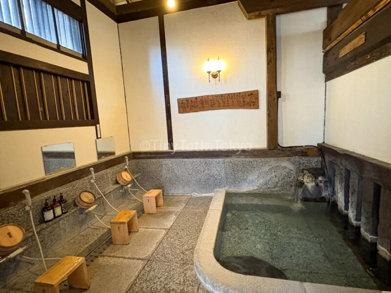 indoor bath at Yama no Hotel Musouen in Yufuin