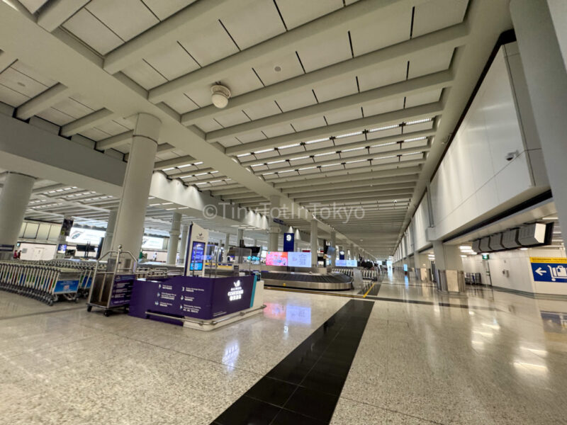 baggage claim at Hong Kong international Airport
