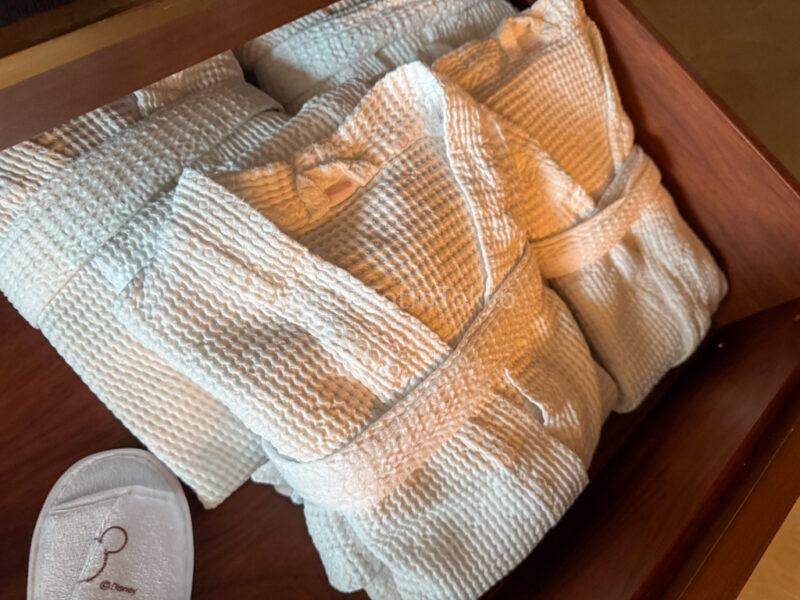 robes at Hong Kong Disneyland Explorers Lodge 