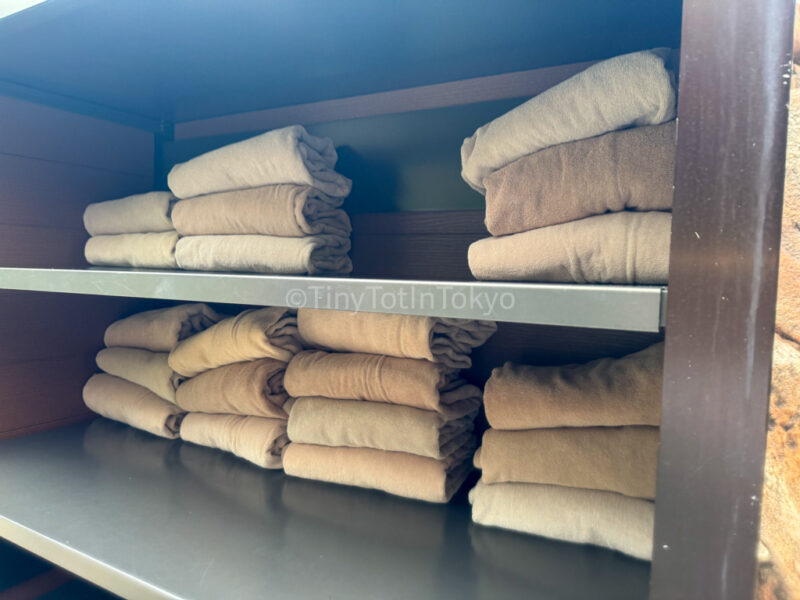 towels at Hong Kong Disneyland Explorers Lodge 