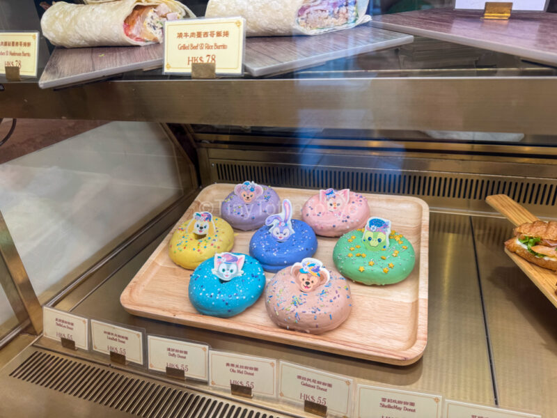 donuts at main street bakery hong kong disneyland
