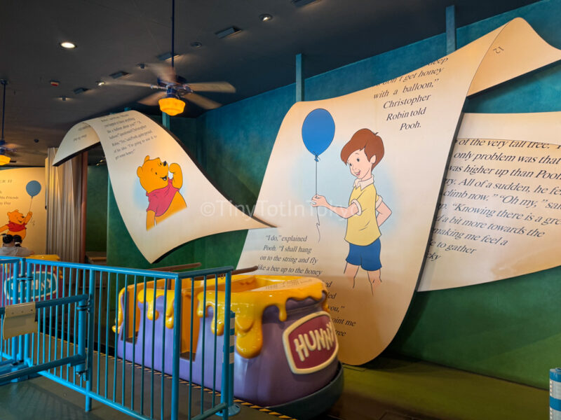 Winnie the Pooh ride at Hong Kong Disneyland