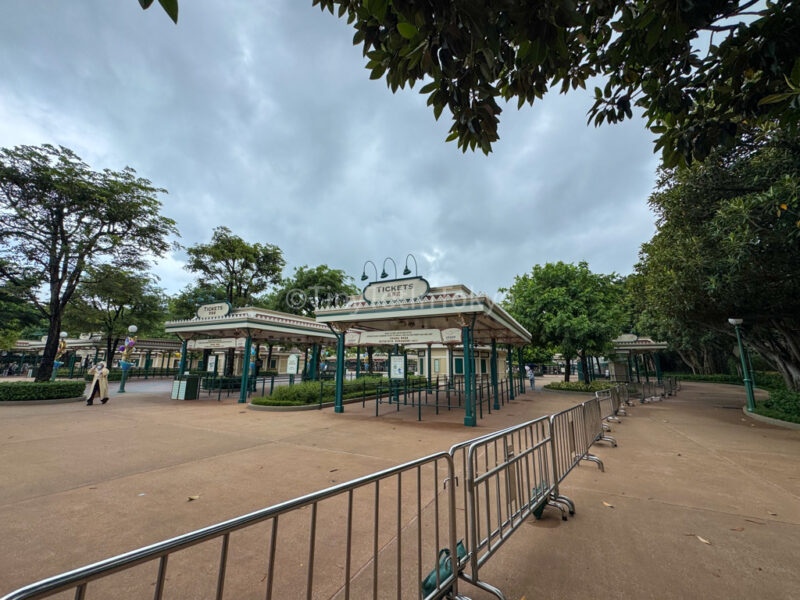 Entrance to Hong Kong Disneyland in afternoon
