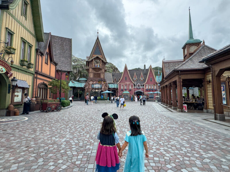 Children at World of Frozen at Hong Kong Disneyland