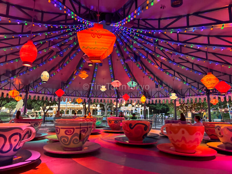 Mad Hatter Tea Cups at Hong Kong Disneyland