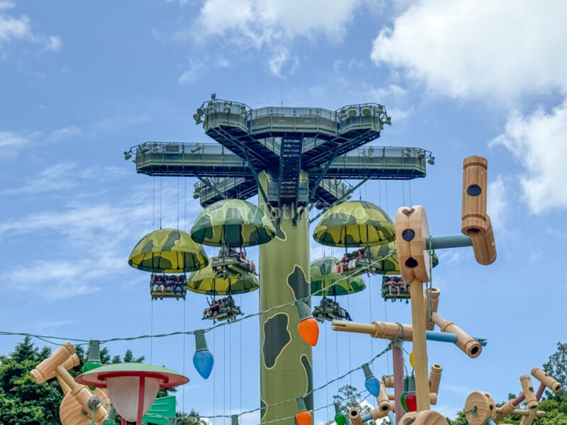 Toy Soldier Parachute Drop at Hong Kong Disneyland