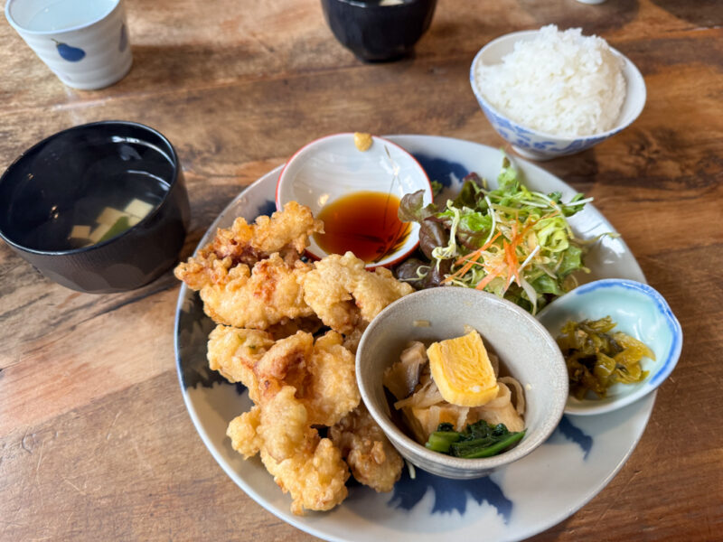 toriten lunch set in beppu