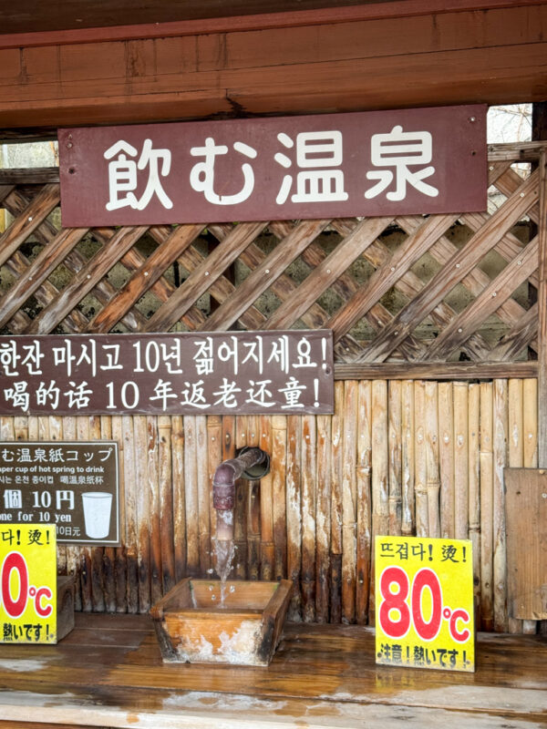 steam bath for skin and throat at kamado jigoku in beppu
