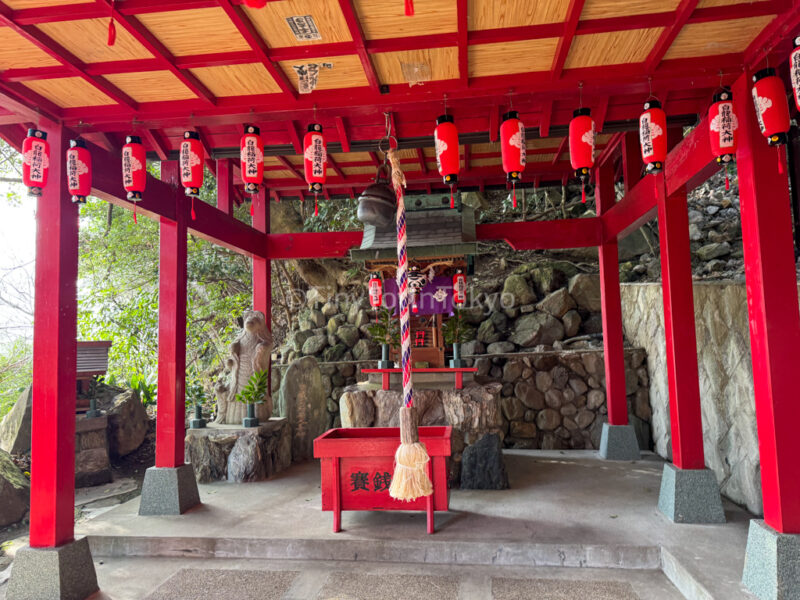 shrine at Umi Jigoku at Hells of Beppu