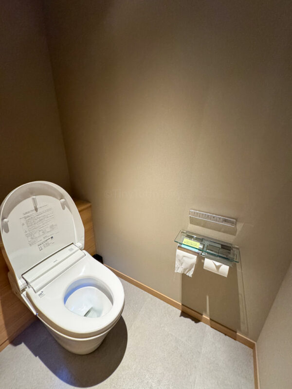 toilet at hoshi kan standard room at suginoi hotel beppu