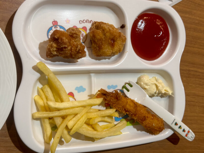 children's food at suginoi hotel buffet restaurant