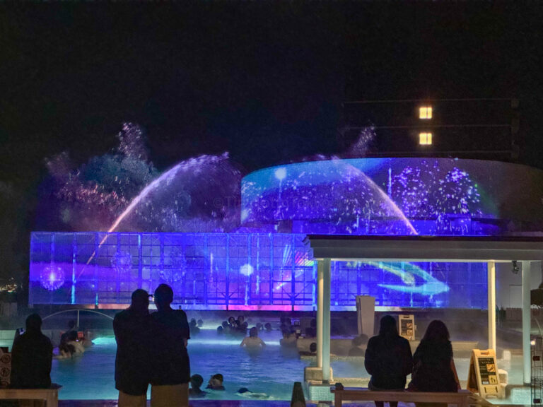 Aqua show at Suginoi Hotel in Beppu