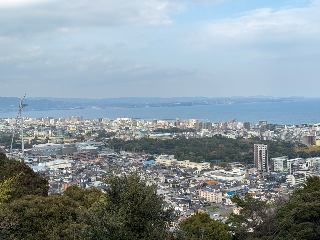 Beppu city in Oita