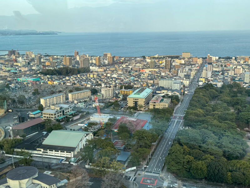 View of Beppu from Global Tower