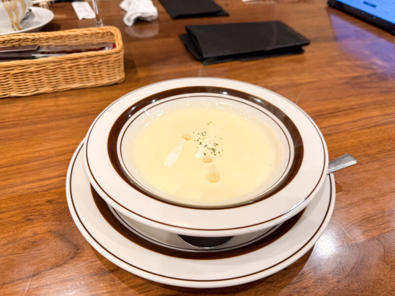 soup at somuri steak in Beppu
