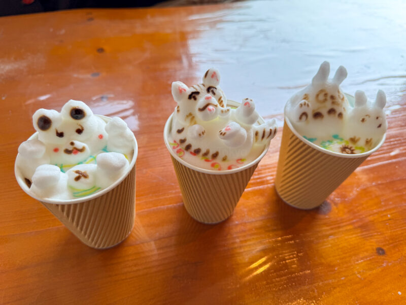 3D latte art in yufuin