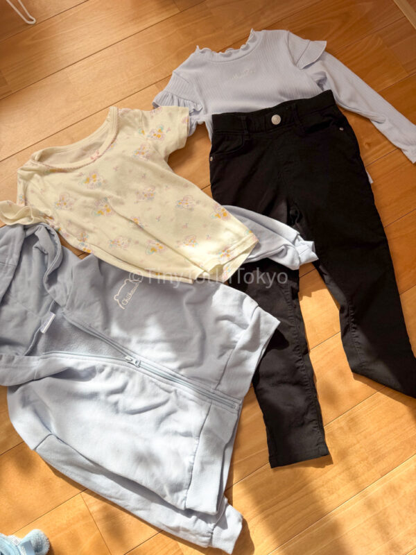 Child's winter clothing in Japan