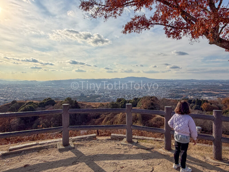 a child and view from the third peak mount wakakusa