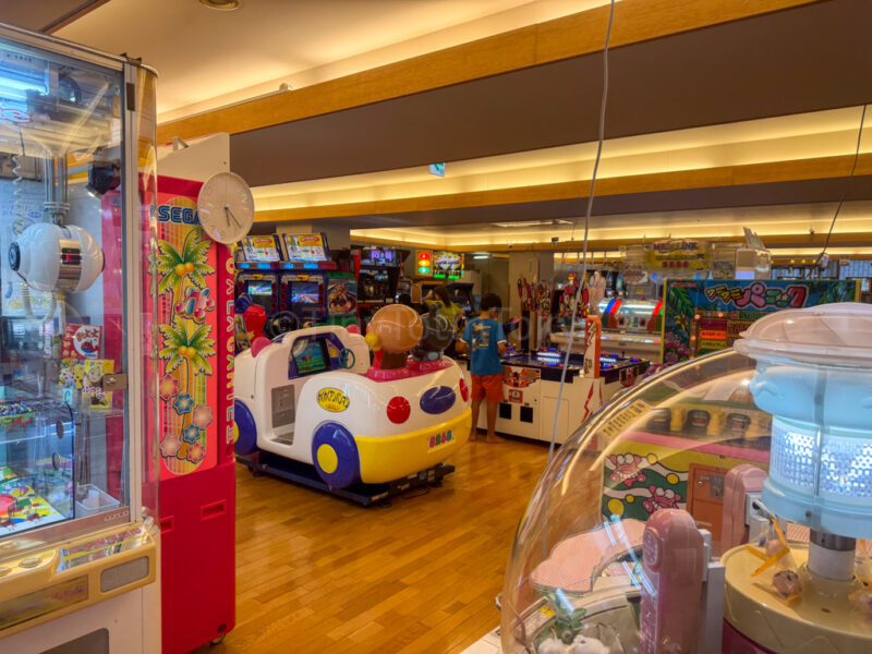 game center at Hotel Nagashima