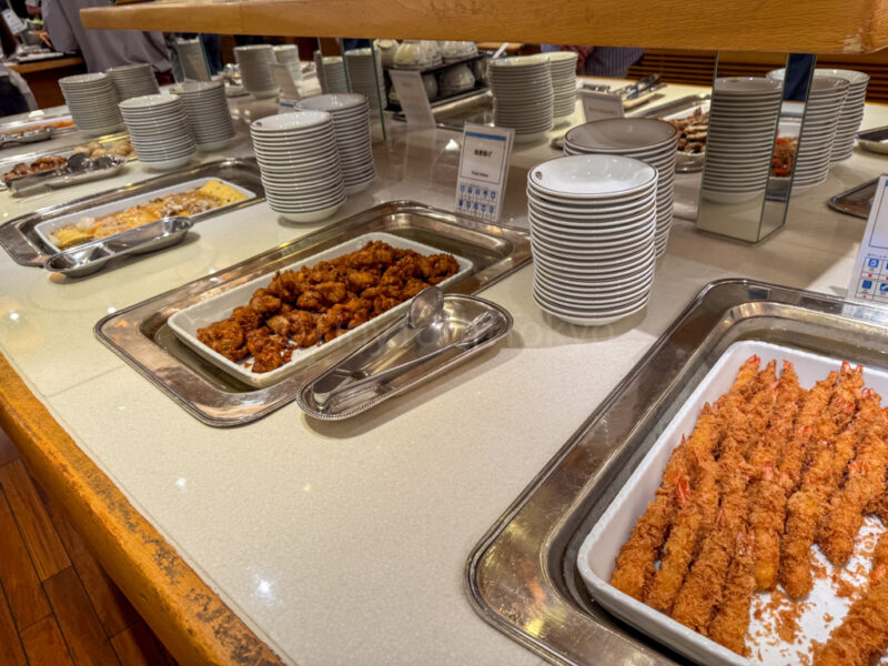 fried food at hotel nagashima