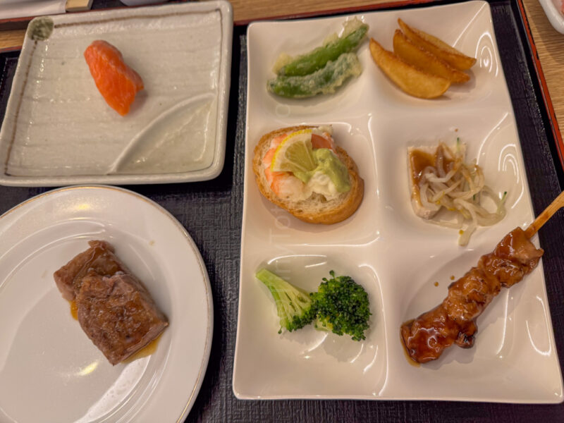 dinner at Hotel Nagashima