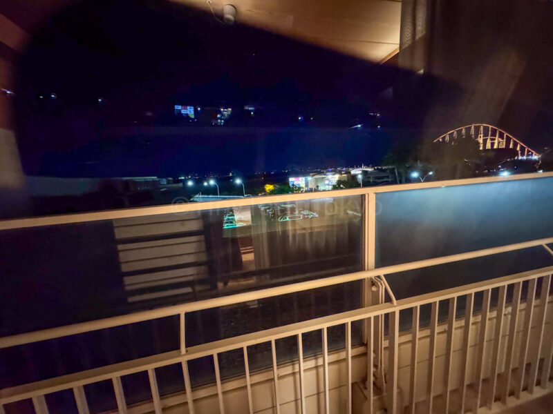 view from Hotel Nagashima at night