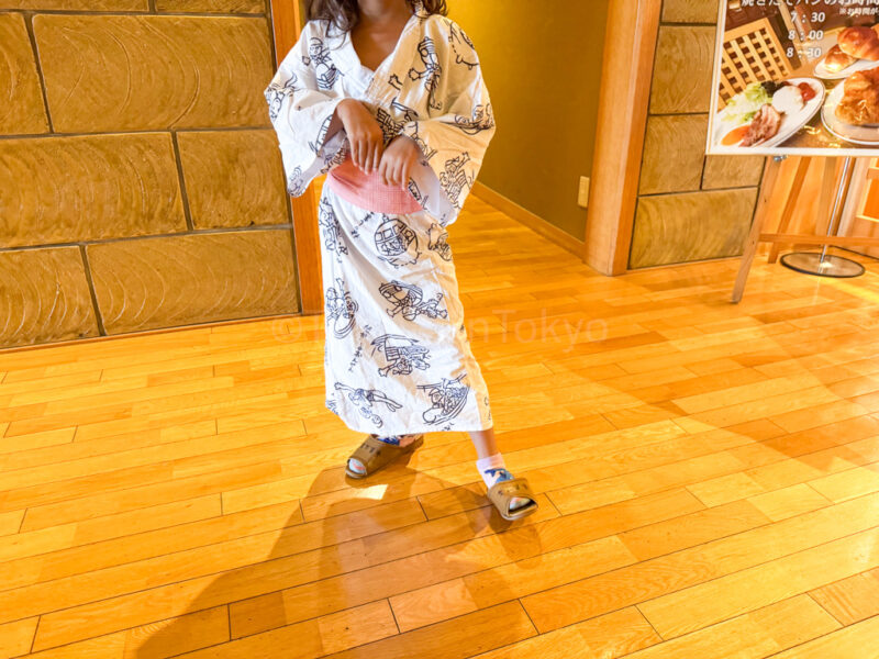 children's yukata at Hotel Nagashima