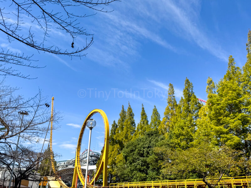 Shuttle Loop coaster at Nagashima Spa Land