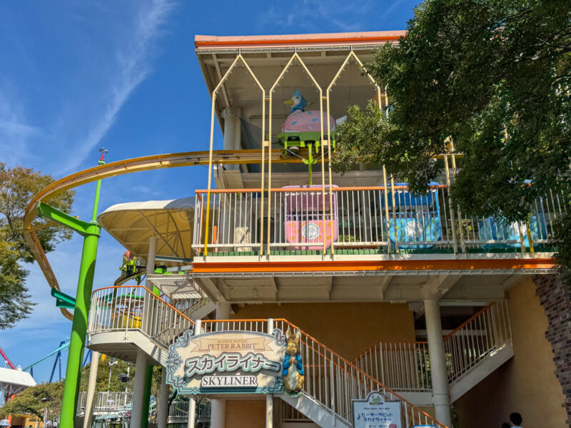 Peter Rabbit Sky Liner at Nagashima Spa Land
