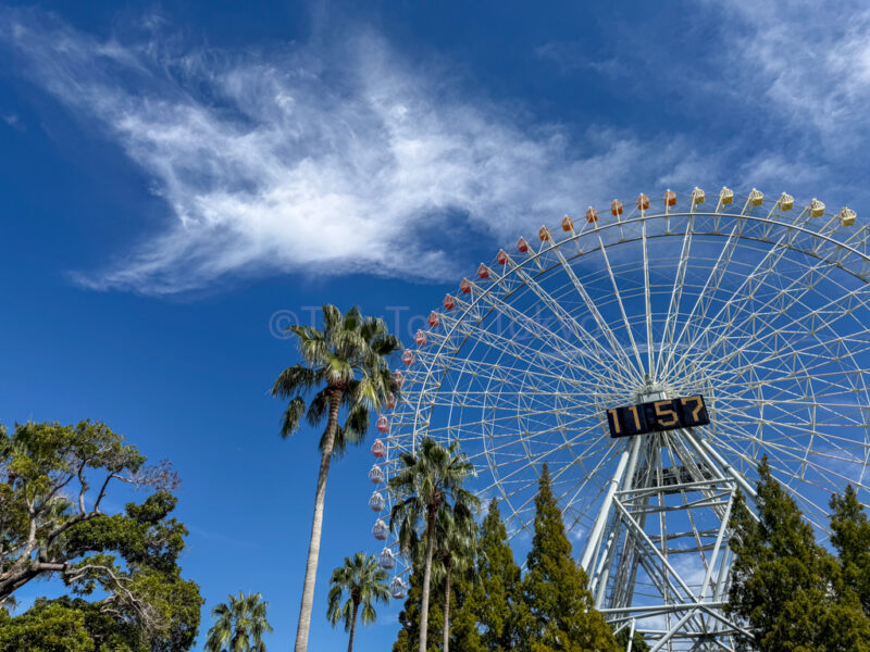 giant wheel aurora at nagashima spa land
