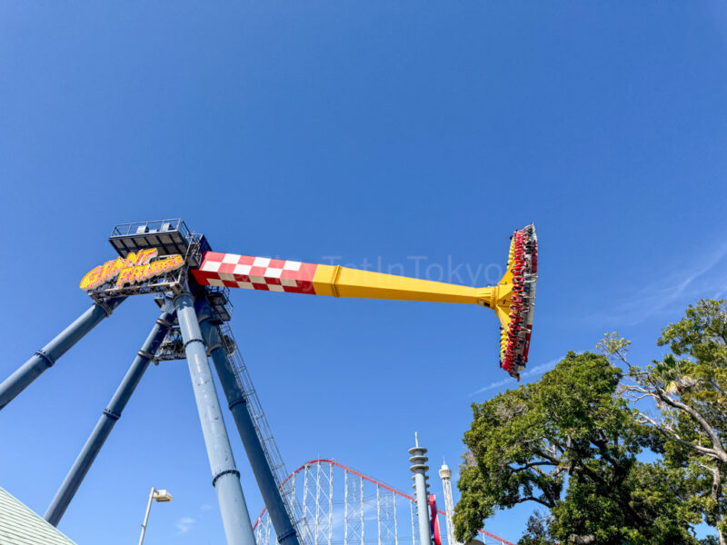 Giant Frisbee ride at Nagashima Spa Land