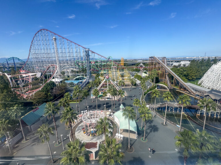 An aerial view of Nagashima Spa Land
