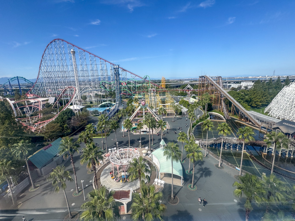 An aerial view of Nagashima Spa Land