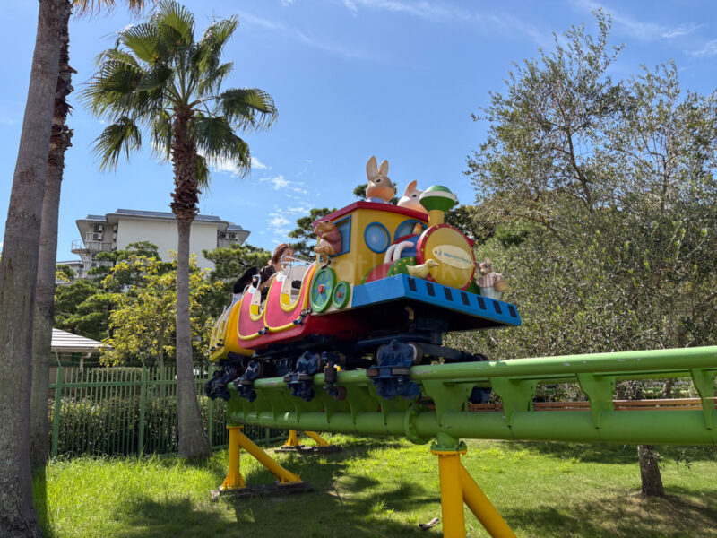 Peter rabbit coaster at Nagashima Spa Land