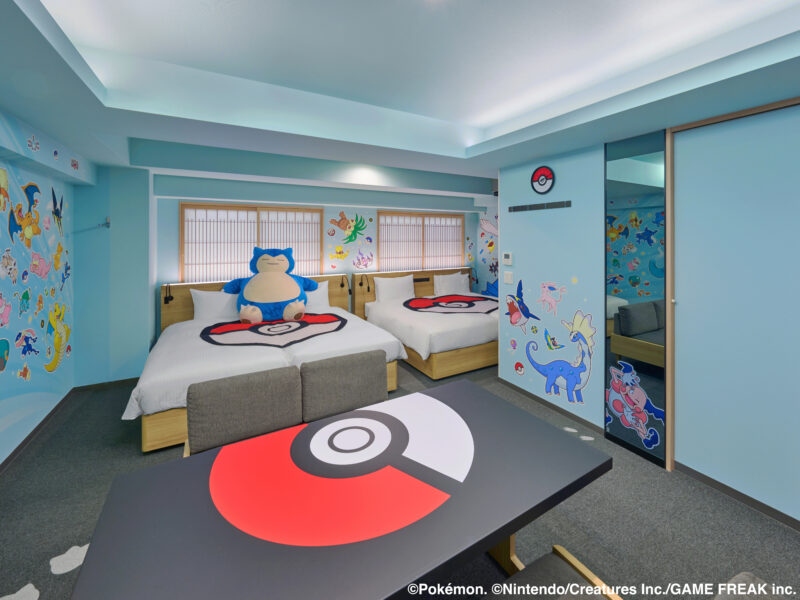 pokemon hotel room in japan