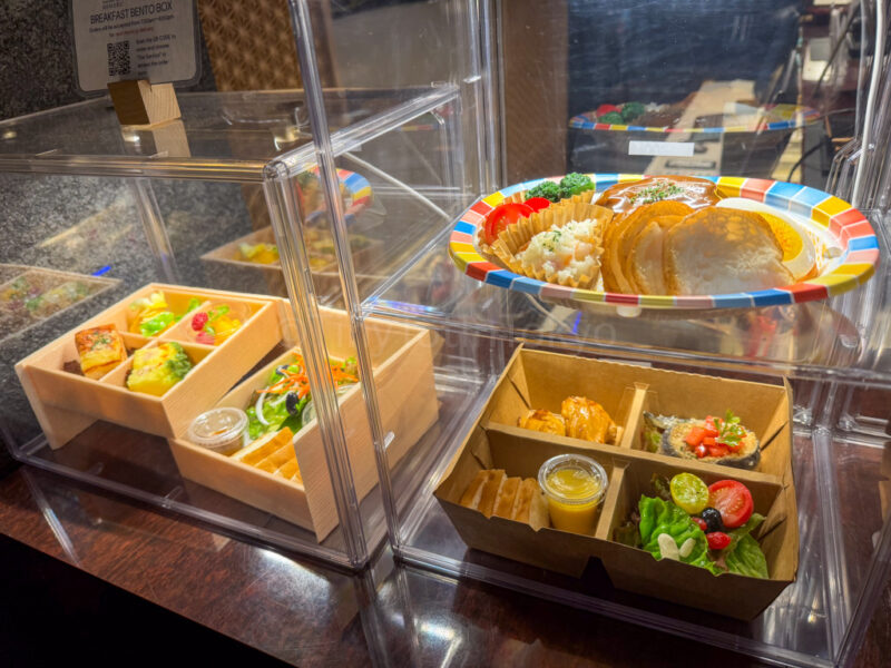 breakfast bentos at MIMARU pokemon hotel japan