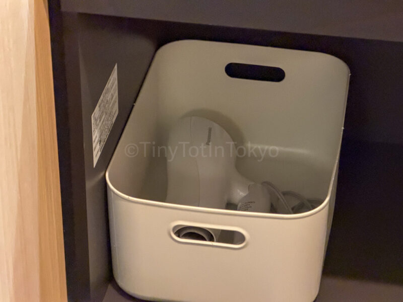 panasonic hair dryer at MIMARU Japan Pokemon hotel