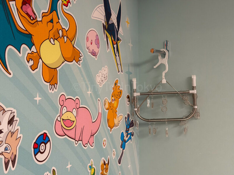 clip hanger at MIMARU Japan Pokemon hotel