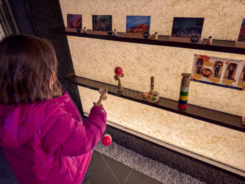 Japanese games for kids at Japan Pokemon hotel room