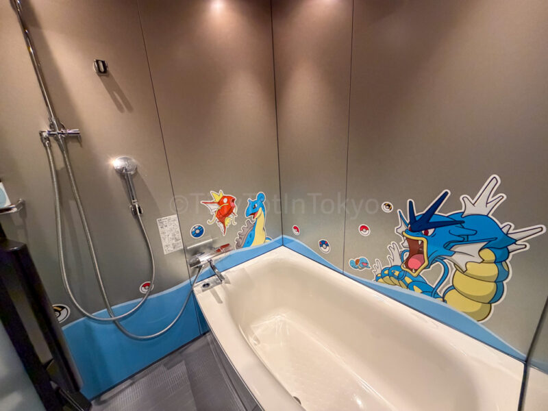 shower at MIMARU pokemon hotel japan