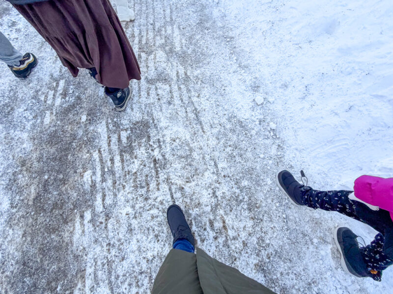 sapporo snow festival walkways