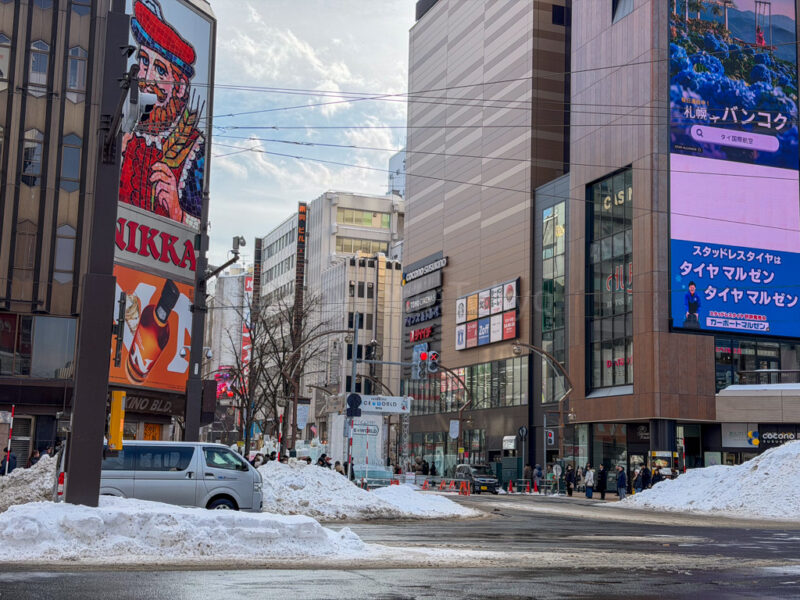susukino site at sapporo snow festival 